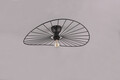 Plafoniera Chapeau, RL, 60x15.4 cm, 40W, 1x E27, metal, negru mat