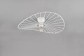 Plafoniera Chapeau, RL, 60x15.4 cm, 40W, 1x E27, metal, alb mat