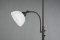 Lampadar Country, RL, 30x184 cm, 100W/40W, 1x E27, 1x E14, metal, negru/alb