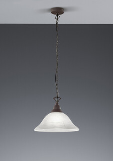 33.5x130 cm, Maro rustic;Alb, Lustra