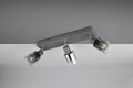 Plafoniera Cadiz, RL, 42.5x8.5x17 cm, 10W, 3x E14, metal, antracit