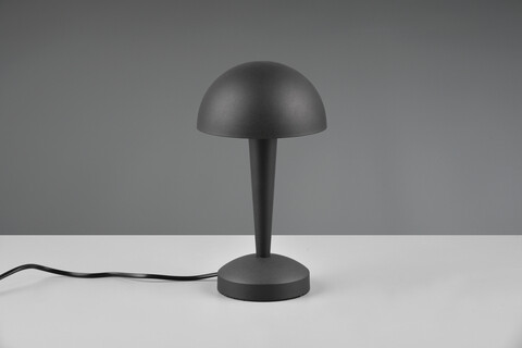Lampa de masa Canaria, RL, 15x26.5 cm, 40W, 1x E14, metal, negru