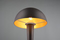 Lampa de masa Canaria, RL, 15x26.5 cm, 40W, 1x E14, metal, negru
