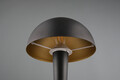 Lampa de masa Canaria, RL, 15x26.5 cm, 40W, 1x E14, metal, negru
