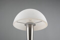 Lampa de masa Canaria, RL, 15x26.5 cm, 40W, 1x E14, metal, argintiu mat/ alb