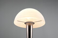 Lampa de masa Canaria, RL, 15x26.5 cm, 40W, 1x E14, metal, argintiu/alb