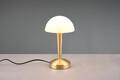Lampa de masa Canaria, RL, 15x26.5 cm, 40W, 1x E14, metal, bronz mat/alb