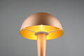 Lampa de masa Canaria, RL, 15x26.5 cm, 40W, 1x E14, metal, aramiu