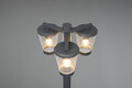 Lampadar de exterior Cavado, TRIO, 44.6x220 cm, 40W, 3x E27, aluminiu, antracit