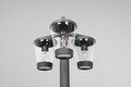 Lampadar de exterior Cavado, TRIO, 44.6x220 cm, 40W, 3x E27, aluminiu, antracit