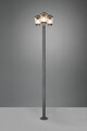 Lampadar de exterior Cavado, TRIO, 44.6x220 cm, 40W, 3x E27, aluminiu, antracit