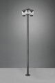 Lampadar de exterior Cavado, TRIO, 44.6x220 cm, 40W, 3x E27, aluminiu, antracit