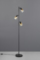 Lampadar Cadiz, RL, 23x154 cm, 10W, 3x E14, metal, negru mat/transparent