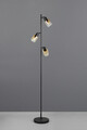 Lampadar Cadiz, RL, 23x154 cm, 10W, 3x E14, metal, negru mat/transparent