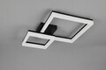Plafoniera Camino, RL, 62x46.5x12.5 cm, 22W, 1x SMD LED, plastic, negru mat