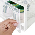 Set 8 cutii de pantofi, Songmics, 33.3x22x14 cm, polipropilena, transparent/alb