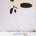 Lenjerie de pat dubla Teckel, Homla, 3 piese, 160x200 cm, bumbac, multicolor
