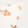 Lenjerie de pat dubla Shroom, Homla, 3 piese, 160x200 cm, microfibra, ecru