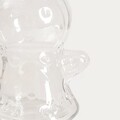 Recipient cu capac pentru biscuiti Tinsel, Homla, 18.5x33.5 cm, sticla, transparent