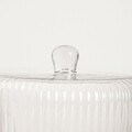 Platou cu capac Bardo, Homla, 18.5x27 cm, lemn/sticla, maro/transparent