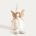 Decoratiune inger Aurie, Homla, 80 cm, poliester, multicolor