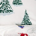 Lenjerie de pat dubla Skiers, Homla, 3 piese, 160x200 cm, microfibra din poliester, multicolor