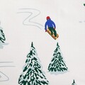Lenjerie de pat dubla Skiers, Homla, 3 piese, 160x200 cm, microfibra din poliester, multicolor