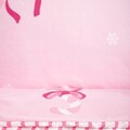 Lenjerie de pat dubla Rosetta, Homla, 3 piese, 160x200 cm, microfibra din poliester, roz