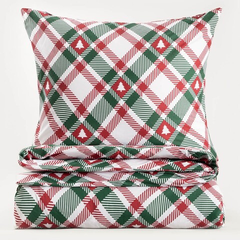 Lenjerie de pat King Size, Adyga, Homla, 3 piese, 200x220 cm, microfibra din poliester, multicolor