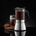 Cafetiera filtru Evie, Ambition, 240 ml, otel/sticla, argintiu/transparent