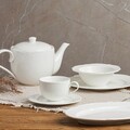 Set ceai / cafea 12 piese, Pola, Ambition, 220 ml, portelan, alb