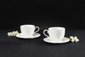Set ceai / cafea 12 piese, Pola, Ambition, 220 ml, portelan, alb