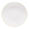 Set ceai / cafea 12 piese, Aurelia, Ambition, 220 ml, portelan, alb/auriu