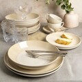 Serviciu de masa 18 piese, Playa, Ambition, ceramica, bej