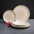 Serviciu de masa 18 piese, Playa, Ambition, ceramica, bej