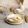 Serviciu de masa 18 piese, Playa, Ambition, ceramica, bej
