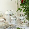 Set ceai / cafea 12 piese, Rosalia, Ambition, 200 ml, portelan, multicolor