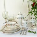 Set ceai / cafea 12 piese, Rosalia, Ambition, 200 ml, portelan, multicolor