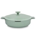 Tigaie adanca cu capac Fern, Ambition, 28 cm, 3.9 L, aluminiu, verde/negru