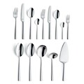Set tacamuri 60 piese, Moderno, Amefa, 6 persoane, inox 18/10, argintiu