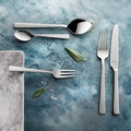 Set tacamuri 60 piese, Moderno, Amefa, 6 persoane, inox 18/10, argintiu