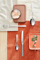 Set tacamuri 60 piese, Moderno, Amefa, 6 persoane, inox 18/10, argintiu