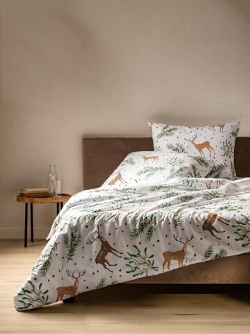 Lenjerie de pat dubla Landskab, Homla, 3 piese, 160x200 cm, bumbac, multicolor