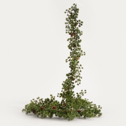 Ghirlanda Fallon, Homla, 190 cm, polietilena, verde