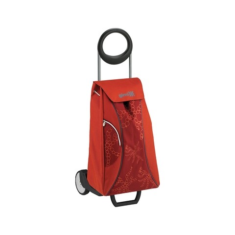 Carucior cumparaturi, Gimi, Market, 48 L, otel/rasina/poliester, rosu