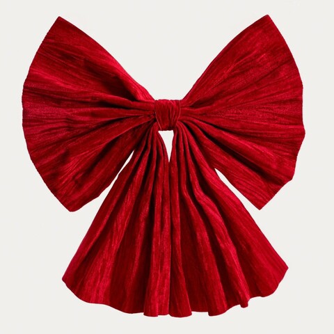 Decoratiune funda Bowe, Homla, 52 cm, poliester, rosu