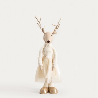 Bej, Ren cu fusta 90 cm