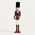 Decoratiune Spargatorul de nuci cu trestie Nutcracker, Homla, 50 cm, lemn, multicolor