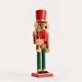 Decoratiune Spargatorul de nuci Nutcracker, Homla, 36 cm, lemn, multicolor