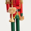 Decoratiune Spargatorul de nuci Nutcracker, Homla, 36 cm, lemn, multicolor